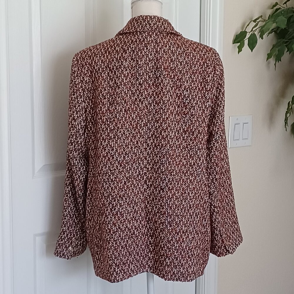 NWOT Sam Edelman Willow Tweed Fall/Winter Blazer Size XL - Picture 5 of 9
